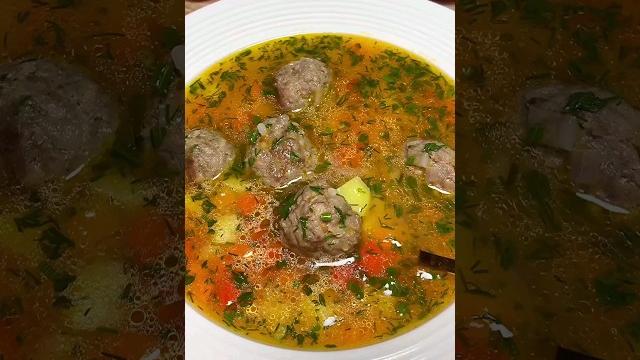 Простой и Вкусный #суп с Фрикадельками Простой и Вкусный #суп с Фрикадельками