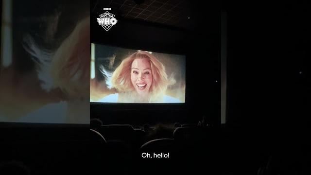 THAT moment... in the cinema! #DoctorWho THAT moment... in the cinema! #DoctorWho