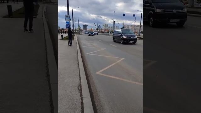 Кортеж Путина в Перми Кортеж Путина в Перми