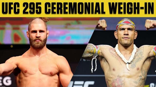 UFC 295 Ceremonial Weigh-Ins | ESPN MMA UFC 295 Ceremonial Weigh-Ins | ESPN MMA