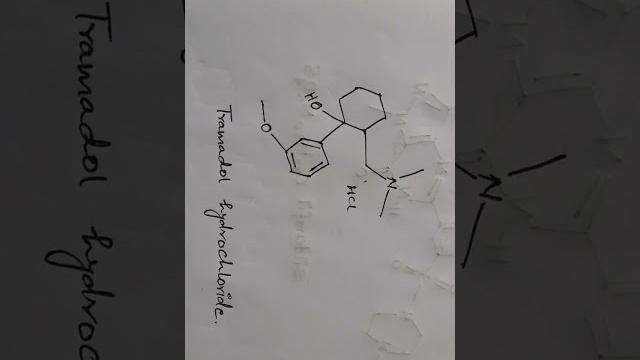 Structure of Tramadol Hydrochloride. Structure of Tramadol Hydrochloride.