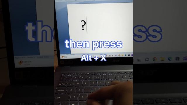 Question Mark Symbol #shorts #youtubeshorts #computer #trending #msoffice #viral #video #tricks Question Mark Symbol #shorts #youtubeshorts #computer #trending #msoffice #viral #video #tricks