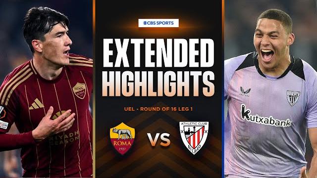Roma vs. Athletic Club: Extended Highlights | UEL Round of 16 Leg 1 | CBS Sports Golazo Roma vs. Athletic Club: Extended Highlights | UEL Round of 16 Leg 1 | CBS Sports Golazo