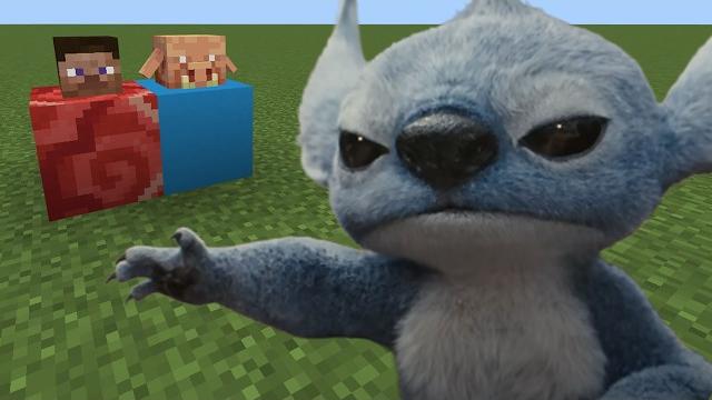 Lilo and Stitch Addon in Minecraft PE Bedrock Lilo and Stitch Addon in Minecraft PE Bedrock