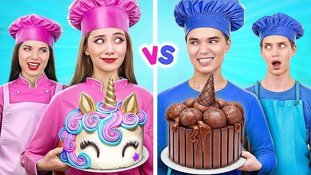 Кулинарный Челлендж: Мальчики VS Девочки | Ультра Богатые Девушки против Бедных Парней от Multi DO Кулинарный Челлендж: Мальчики VS Девочки | Ультра Богатые Девушки против Бедных Парней от Multi DO