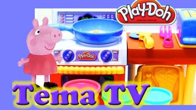 Плей до набор “кухня” лепим из пластилина обед для свинки Пеппа и ее семьи Play doh set Meal Makin Плей до набор “кухня” лепим из пластилина обед для свинки Пеппа и ее семьи Play doh set Meal Makin