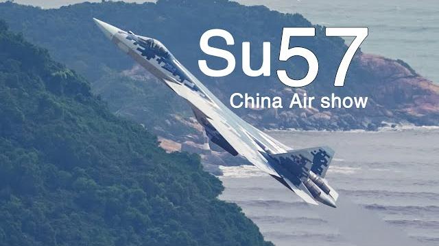 Russia Su-57 Cobra maneuver China Air Show Many Maneuvers Russia Su-57 Cobra maneuver China Air Show Many Maneuvers