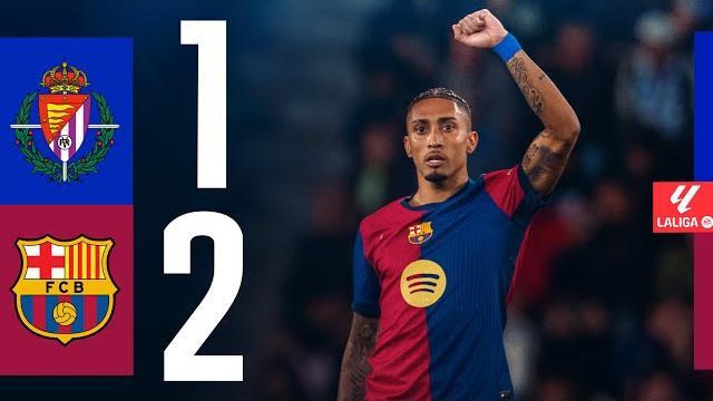 VALLADOLID 1 vs 2 FC BARCELONA | LALIGA 2024/25 MD34 VALLADOLID 1 vs 2 FC BARCELONA | LALIGA 2024/25 MD34