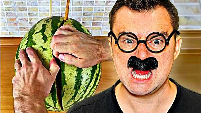 Непокорный арбуз! ВЕСЕЛЫЕ ВИДОСИКИ от ОЛЕЖЭ Непокорный арбуз! ВЕСЕЛЫЕ ВИДОСИКИ от ОЛЕЖЭ