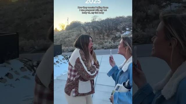 How they reacted telling them I was pregnant with my 1st baby vs. my 3rd baby #pregnancy #reaction How they reacted telling them I was pregnant with my 1st baby vs. my 3rd baby #pregnancy #reaction