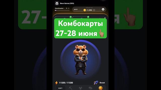 Комбо 27-28 июня в хомяке Комбо 27-28 июня в хомяке