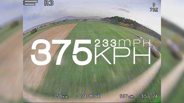 High Speed FPV Drone | 375kmh / 233mph High Speed FPV Drone | 375kmh / 233mph