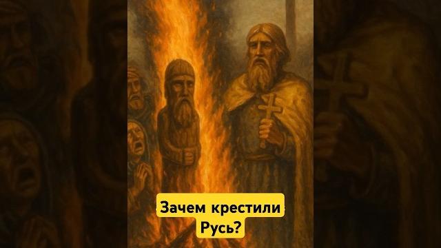 Как князь Владимир крестил Русь — не по доброй воле #история #русь #христианство #shorts Как князь Владимир крестил Русь — не по доброй воле #история #русь #христианство #shorts