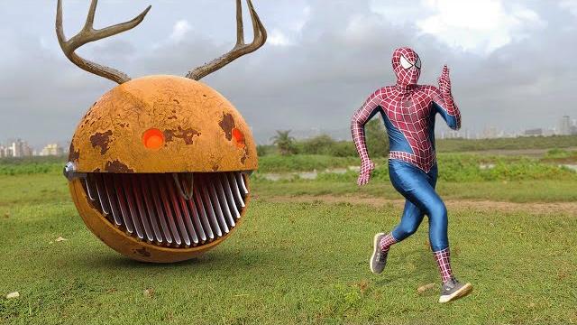 RED PACMAN vs FRUITY BOY In Real Life | Compilation Video 2025 | #spiderman #pacman #templerun2 RED PACMAN vs FRUITY BOY In Real Life | Compilation Video 2025 | #spiderman #pacman #templerun2