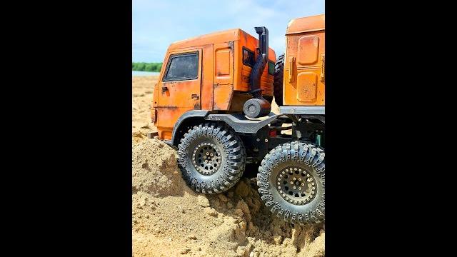 Awesome Kamaz truck 8x8 in Sand OFF ROAD! Awesome Kamaz truck 8x8 in Sand OFF ROAD!