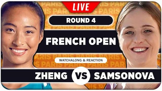 ZHENG vs SAMSONOVA • French Open 2025 • LIVE Tennis Watchalong ZHENG vs SAMSONOVA • French Open 2025 • LIVE Tennis Watchalong