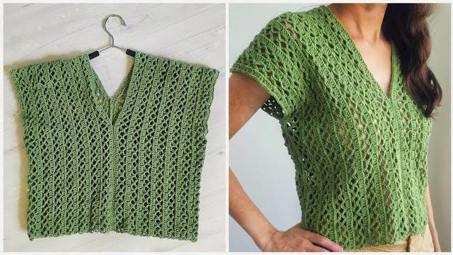 The Easiest Crochet Top / Crochet Pattern Diagram The Easiest Crochet Top / Crochet Pattern Diagram