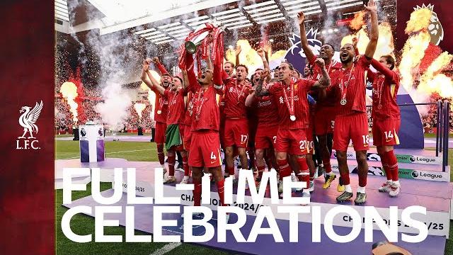 LIVE: Liverpool FC's Full-Time CELEBRATIONS | Premier League LIVE: Liverpool FC's Full-Time CELEBRATIONS | Premier League