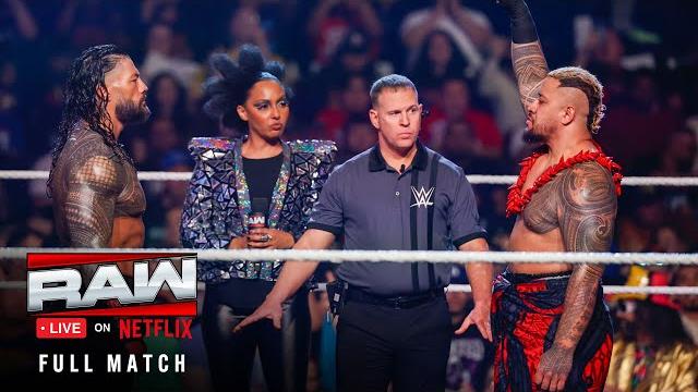 FULL MATCH: Roman Reigns vs. Solo Sikoa | Tribal Combat for Ula Fala: Raw on Netflix premiere FULL MATCH: Roman Reigns vs. Solo Sikoa | Tribal Combat for Ula Fala: Raw on Netflix premiere
