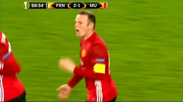 Фенербахче - Манчестер Юнайтед гол Уэйн Руни Фенербахче - Манчестер Юнайтед гол Уэйн Руни