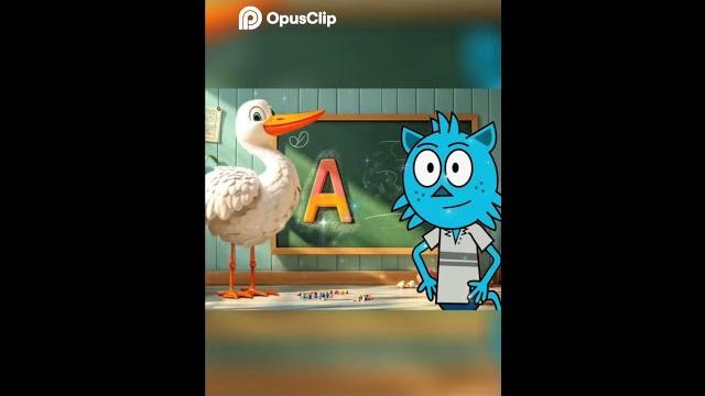 Буква А и аист Развивающее видео для детей Буква А и аист Развивающее видео для детей