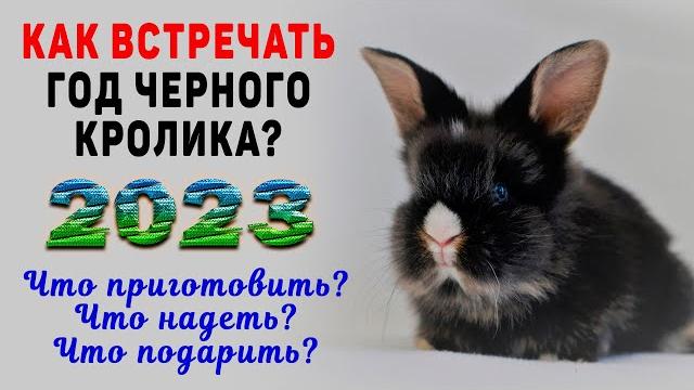 СУДЬБОНОСНЫЙ 2023 год Черного Кролика! Как встречать, Что приготовить, Что надеть, Что подарить? СУДЬБОНОСНЫЙ 2023 год Черного Кролика! Как встречать, Что приготовить, Что надеть, Что подарить?