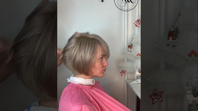 Стрижка -градуированное каре Стрижка -градуированное каре