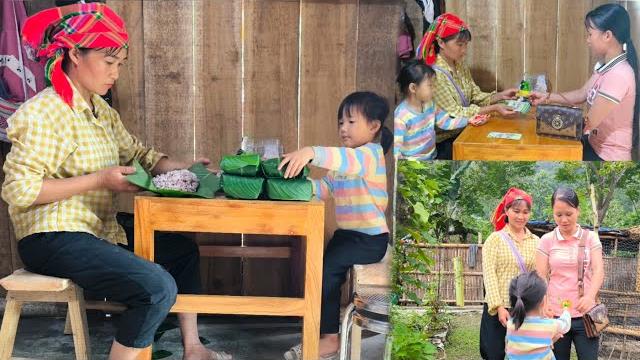 After many efforts to work hard and earn money, the single mother received help from good people. After many efforts to work hard and earn money, the single mother received help from good people.