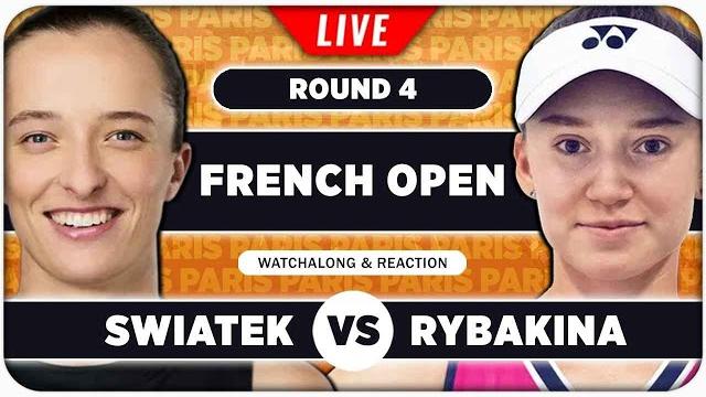 SWIATEK vs RYBAKINA • French Open 2025 • LIVE Tennis Watchalong SWIATEK vs RYBAKINA • French Open 2025 • LIVE Tennis Watchalong