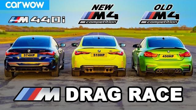 New BMW M4 v Old M4 v M440i - DRAG RACE New BMW M4 v Old M4 v M440i - DRAG RACE