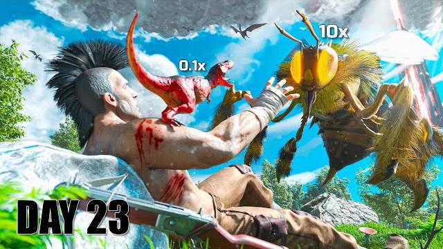 ARK 100 Days, But Dino Size and Stats are Random… ARK 100 Days, But Dino Size and Stats are Random…