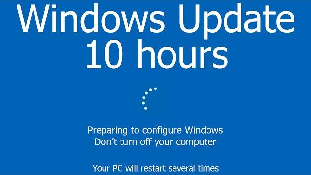 Экран обновления Windows Real Count 10 часов Разрешение 4K Экран обновления Windows Real Count 10 часов Разрешение 4K