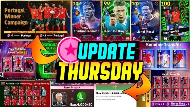 eFootball™ 2025 New Update! Free Epic New Player In eShop, Thursday Potw & Free Coins Campaign eFootball™ 2025 New Update! Free Epic New Player In eShop, Thursday Potw & Free Coins Campaign