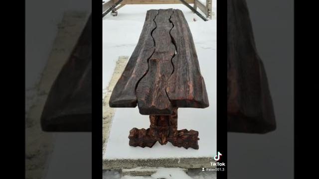 Лавочка под старину. Ручная работа Лавочка под старину. Ручная работа