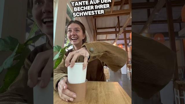 Sie sagt ihrer Schwester, dass sie Tante wird ️ Sie sagt ihrer Schwester, dass sie Tante wird ️