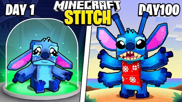 I Survived 100 Days as STITCH in Minecraft I Survived 100 Days as STITCH in Minecraft
