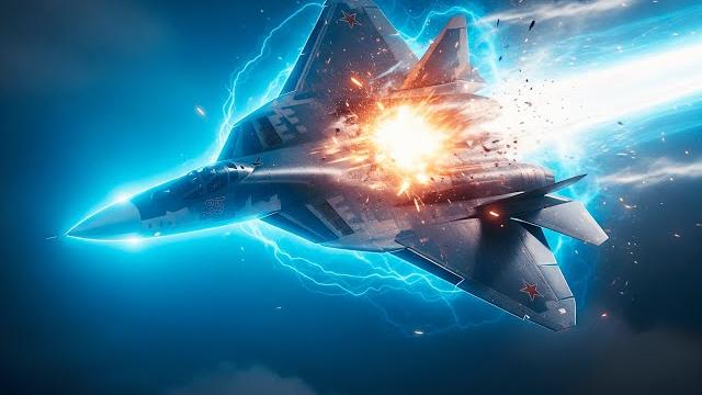 Су-57 против НЛО — невероятные кадры! Су-57 против НЛО — невероятные кадры!