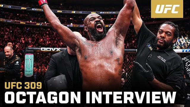 Jon Jones Octagon Interview | UFC 309 Jon Jones Octagon Interview | UFC 309