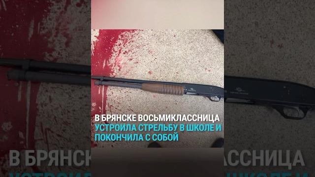 Восьмиклассница устроила стрельбу в школе в Брянске Восьмиклассница устроила стрельбу в школе в Брянске