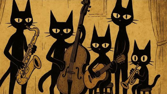 Black Cats’ Stylish Swing Lounge: Джаз с глубоким басом для концентрации и расслабления Black Cats’ Stylish Swing Lounge: Джаз с глубоким басом для концентрации и расслабления