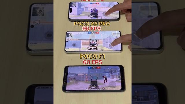 120 FPSVs 90FpsVs 60 FPSIPHONE 15 PRO Vs POCO X6 PRO#pocox6pro #iphone #120fps #shorts #pubg 120 FPSVs 90FpsVs 60 FPSIPHONE 15 PRO Vs POCO X6 PRO#pocox6pro #iphone #120fps #shorts #pubg