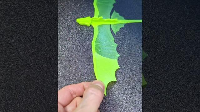 3D printed dragon flight test 3D printed dragon flight test