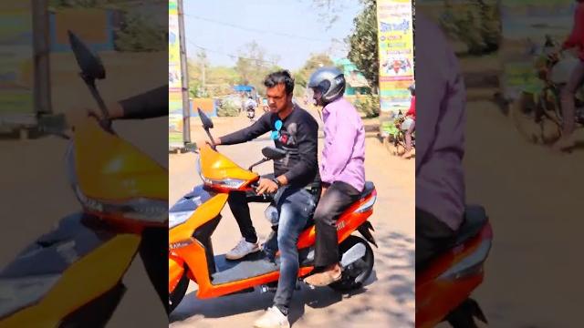 electric - scooty Test ride #shorts electric - scooty Test ride #shorts