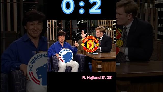 UCL Group A Match FC Copenhagen vs Manchester United 4-3 funny Jackie Chan late night show #shorts UCL Group A Match FC Copenhagen vs Manchester United 4-3 funny Jackie Chan late night show #shorts