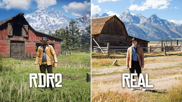 Red Dead Redemption vs. Real Life Red Dead Redemption vs. Real Life