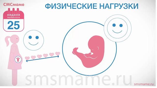25 неделя беременности - активный отдых и нагрузки 25 неделя беременности - активный отдых и нагрузки