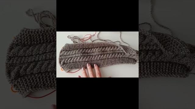 Вязаная повязка на голову. Это всегда модно и актуально! #вязание #повязканаголову #вязаниеспицами Вязаная повязка на голову. Это всегда модно и актуально! #вязание #повязканаголову #вязаниеспицами