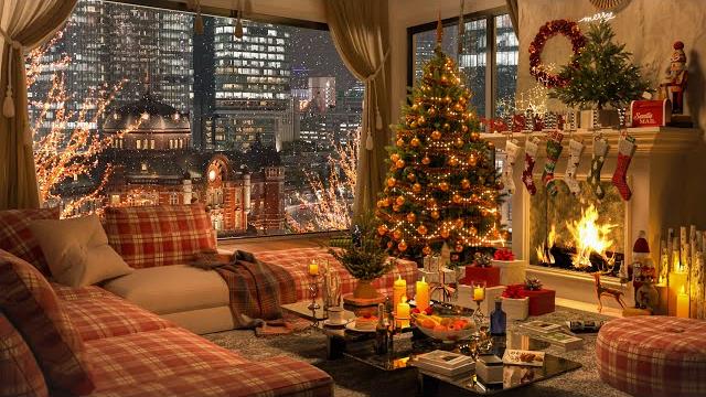 Christmas Vibes ️ | Night Living Room Ambience with Jazz Christmas Jazz Music | Relax, Sleep Christmas Vibes ️ | Night Living Room Ambience with Jazz Christmas Jazz Music | Relax, Sleep