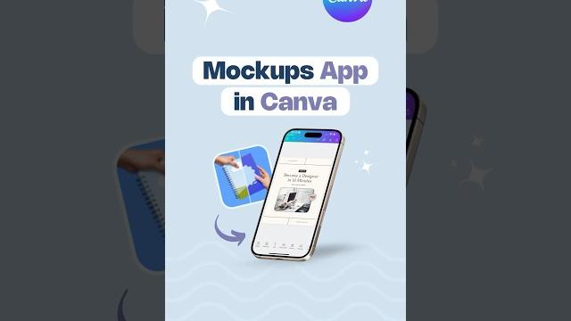 Use the Mockups app in Canva #canvatutorial Use the Mockups app in Canva #canvatutorial