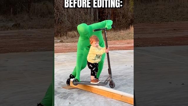 1 YEAR OLD GRINDS A SCOOTER! 1 YEAR OLD GRINDS A SCOOTER!